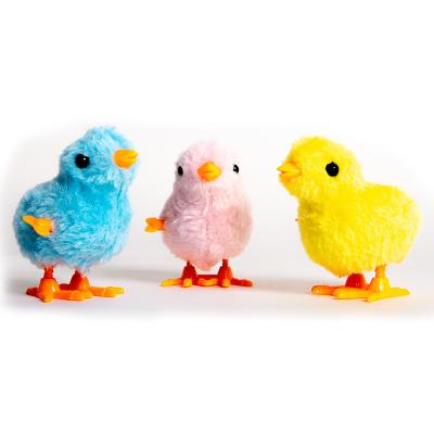 China Eco-friendly stuffed plush toys funny plush chicken animal hopping; Children educational toy; Walking Jumping Cogs Gifts for Kids for sale