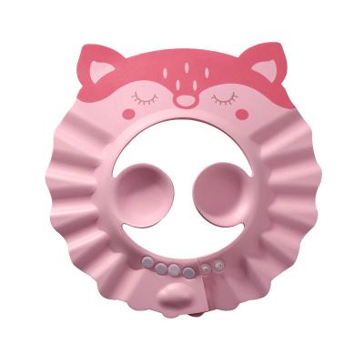 China Waterproof Baby Hair Wash Shield Stocked Shower Hat for Baby Shower Hat for sale