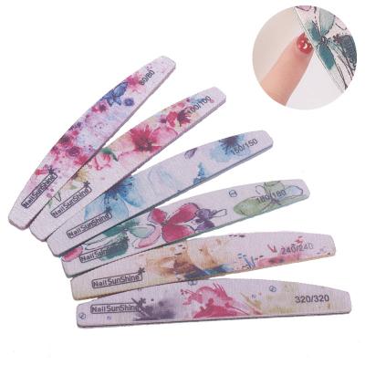 China Professional High Quality Sponge Size 6 Different Nail File Nail Care Tools for sale