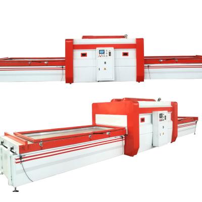 China Woodworking Factory Automatic Heavy Duty PVC Cabinet Door Vacuum Membrane Hot Press Laminating Machine for sale