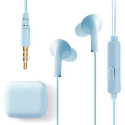 China In-ear Stereo Bass Stereo Sound Earphone Microphone Sports Game Wired Headset for sale