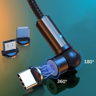 China Multi Function Cable New Arrivals 540 Degree Cable Mobile Phone Charger Magnet Usb Magnetic Charging Cable for sale