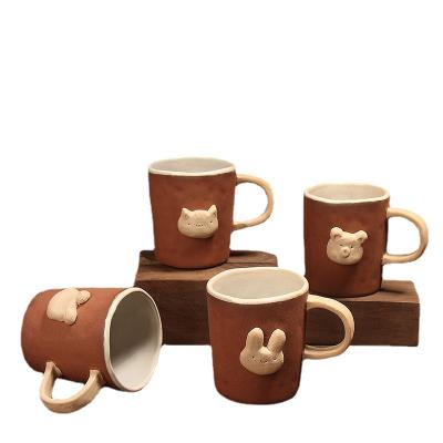 China Good Price Viable Wholesale Hot Ceramic Handmade Mugs Ceramic Mug Coffee For Kids for sale