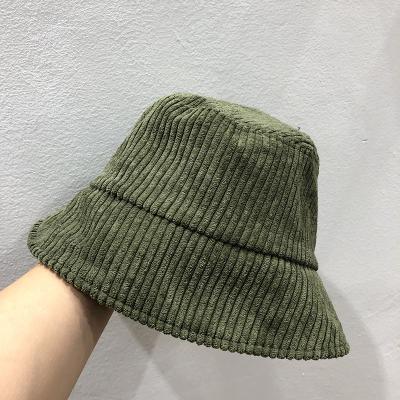 China Fashion \ Custom Reversible Solid Color Bulk Bucket Hats Luxury Corduroy Comfortable \ Durable Bulk Disigner Red Plaid Green Custom Curdoroy Bucket Hat for sale