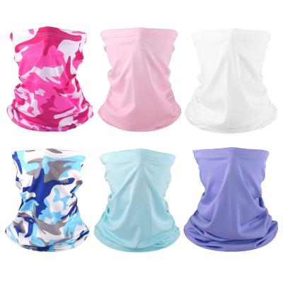 China Custom Wholesale Breathable Multifunctional Elastic Facemask Scarf Outdoor Activities Seams Premium Bandana Windproof Neck Bandana for sale