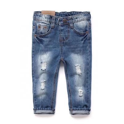 China Breathable fabric is elastic comfortable and breathable premium kids jeans girls for sale