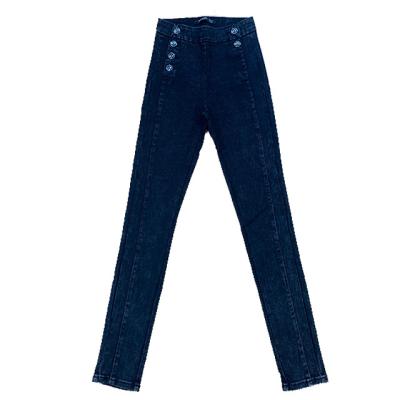 China Wholesale High Quality Designer Custom Logo Highwaist Jeans For Women High Waisted Stretch Jeans for sale