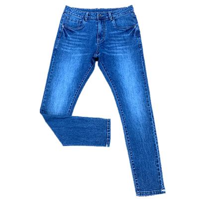 China Fashion Custom High Quality Straight Mens 70% Cotton Straight Jeans for sale