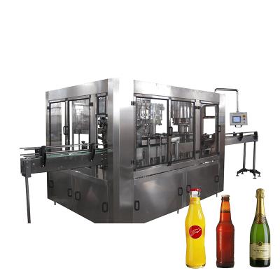 China Beverage Mineral Water Glass Packing Machine Price Small Scale Automatic Glass Bottle Filling Machine for sale