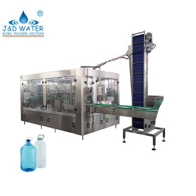 China Automatic 5l Food Water Bottled Filling Machine Price Line For Soft Drink Filling Machine Bottling Plant for sale