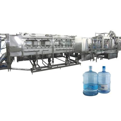 China High Quality 1200BPH Automatic Beverage Filling Capping 20 Liters 5 Gallon Bottle Washing Machine Mineral Water Bottling Plant Price for sale