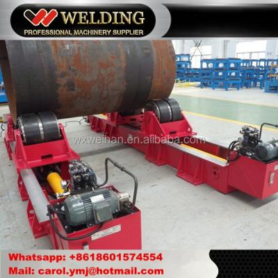 China Pipe Welding 30T / 60T Hydraulic Steel Pipe Welding Rotators Fit Up Tank Rotator For Cylinder for sale