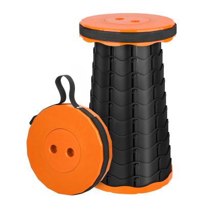 China (Size)Adjustable Outdoor Camping Fishing Telescoping Child Stool Round Telescopic Stool Telescoping Stool With Strap for sale