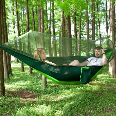 China Modern Outdoor Tree Camping Lightweight Military Hammock With Mosquito Net for sale