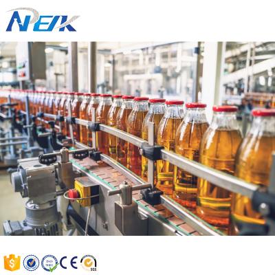 China High Efficiency Newpeak Glass Bottled Filling Machine Automatic Juice Beverage Bottling Line for sale