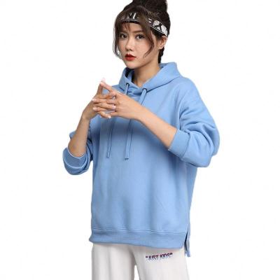 China Anti-pilling Topwear Wholesale 100% Cotton Fleece Sweatshirt Colorful Pullover Women Hoodies for sale