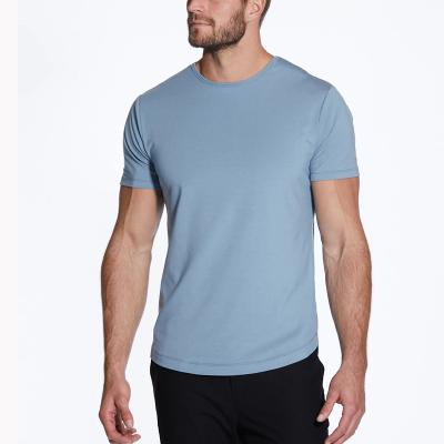 China 100% Polyester Customize Quick Dry Gym Sporty Running Workout Men's T-Shirts Short Sleeve Tee Shirts For Men for sale