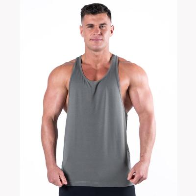 China Mens Gym Clothing Premium Quality Anti-Shrink Pima Cotton Oversized Tank Tops Plain Body Suits for sale