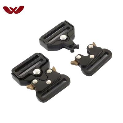 China High Quality Washable Zinc Alloy Webbing Lockbuckle Release Buckle Adjustable Quick Side Clothing Belt Buckle Wholesale for sale