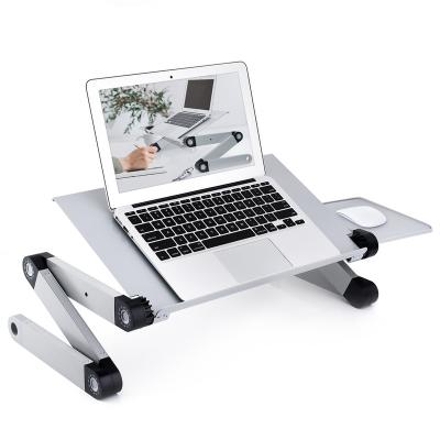 China (Size) Adjustable Height Adjustable Laptop Desk Laptop Stand for Bed Lap Desk Folding Table Portable for sale