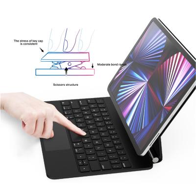 China Touchpad Aluminum Alloy Material Magnetic Docking Mini Smart Connector Keyboard for sale