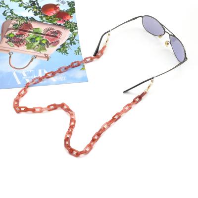 China 2020 2021 Color Fashionable Custom Face Lanyard Masking Chain Strap For Women Eye Glass Acrylic Chain for sale