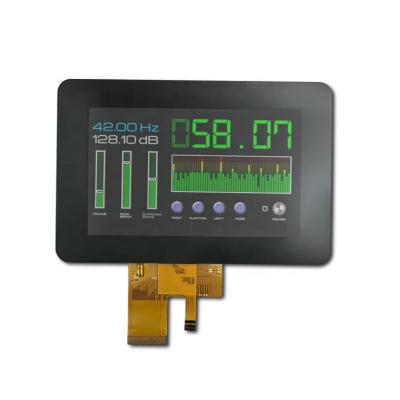 China 5,0 pulgadas modificaron el panel de exhibición para requisitos particulares del lcd rgb del tft 800 (rgb) *480 módulo del lcd del tft del tacto del P-casquillo de 5 pulgadas en venta