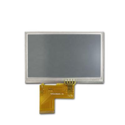 China RGB 24bit 4.3 Tft Lcd Display , 480x272 Tft And Ips Display 650 Cd/M2 for sale