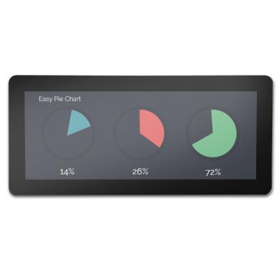 중국 12.3 LVDS 인터페이스와 1920x720 직사각형 형태 IPS TFT LCD 디스플레이로 조금씩 움직이세요 판매용