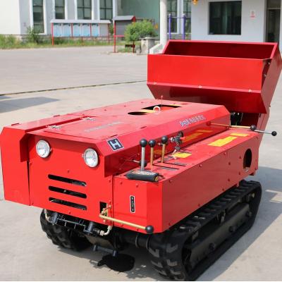 China Factory Mini Mini Crawler Tractor 25-35hp Multifunctional Remote Control Garden Tiller for sale