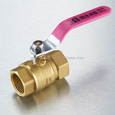 China Sunsy General China Yuhuan shunshui factory BSPP BSPT TNP Forged Brass Two Way Type PPR Double Union Ball Valve For Water Diesel Oil SS3010 for sale