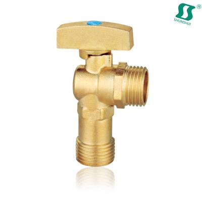 China general toilet sunsy yuhuan bathroom kitchen factory shunshui brass angle valve for sale