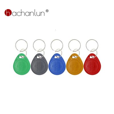 China Waterproof/5201chip 125khz Copeir Rewrite Keyfobs RFID Tag Key Ring Card Proximity Token Badge Waterproof Rewritable Double Programmable for sale