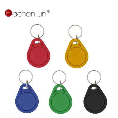 China Waterproof / Variable Uid Token Attendance 5Pcs/set 13.56Mhz Rfid Tag M1 NFC Key Waterproof IC Card ABS Key Chain Management Waterproof Keyfobs Tags for sale