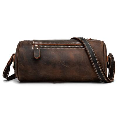 China New Style Duffel Messenger Shoulder Bag Fashion Leather Mini Bag Unisex Single Pillow Bag for sale