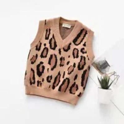 China 2021 Wholesale Fashion Breathable Sweater Korean Designer Leopard Print Sweater for sale