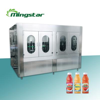 China Automatic 3 in1small beverage fruit juice bottle filling machine in Zimbabwe for sale