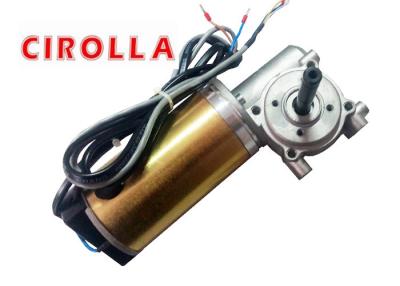 China Golden Color Heavy Load Automatic Sliding Door Motor / DC Gear Motor With Encoder 100W 24VDC for sale