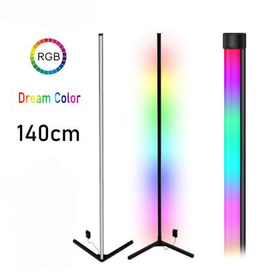 China Floor Lamp Shade Space Saving Modern Cheap Corner Standing Designer Nordic Living Room Led Minimal Vibration Floor Lamp for sale