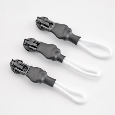 China Wholesale Zipper #3 Nickel Free Nylon Reverse Slider Zipper Puller With Auto-lock Slider For Garment, Bag for sale