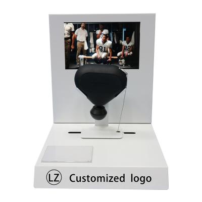 China Deploying goods factory massage gun display custom desktop transparent acrylic frame, fascia electronic gun display bracket for sale