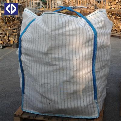 China Food Grade / Breathable Mesh Firewood Bag Packaging Ventilated Jumbo Bag Bulk Breathable Big Bag zu verkaufen