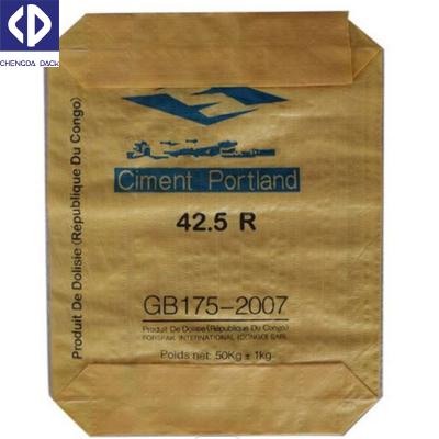 China 50kg 25kg Recyclable PP Woven Valve Bag Different Dimensions Cement Bag for sale