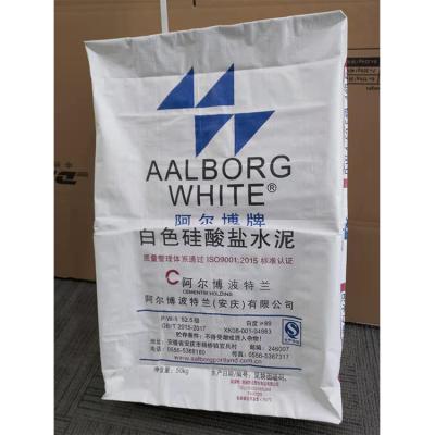 Cina 25kg Valve Bag Cement Sealant Recyclable Paper Plastic Composite Powder Bag in vendita