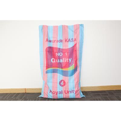 China Recyclable PP Woven Lamination Bag PP Woven Rice Laminated Sack Wheat PP Return Bags en venta