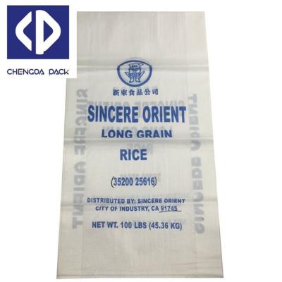 Китай China Recyclable Polypropylene Fabric Plastic Packaging Bags Print 25kg 50kg PP Woven Bags продается