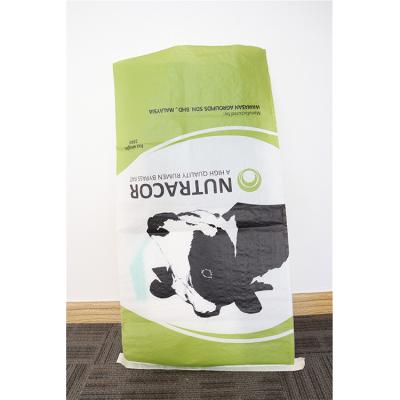 China 25kg Animal Feed Food Packaging Bag Recyclable PP Woven Bag Feed Bag en venta