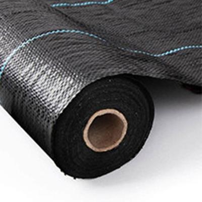 China 100% Recyclable Black Thick Agricultural Weed Control Weed Woven Mulching Mat for sale