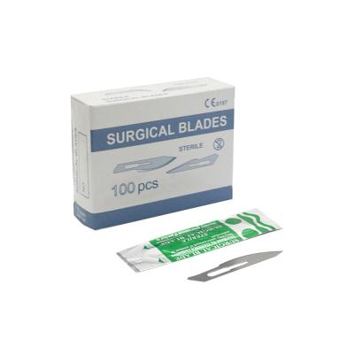 China High Quality Disposable Instruments Disposable Carbon Steel Surgical Scalpel Blades Stainless Steel Surgical Blades for sale