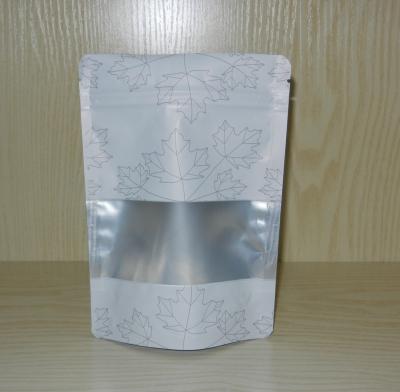 China Moisture Proof Resealable Matte Frosted Zipper Bag for sale